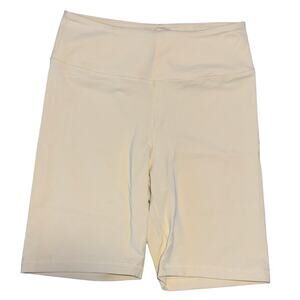 MATE the Label Organic Stretch Biker Short Bone M NWOT $68